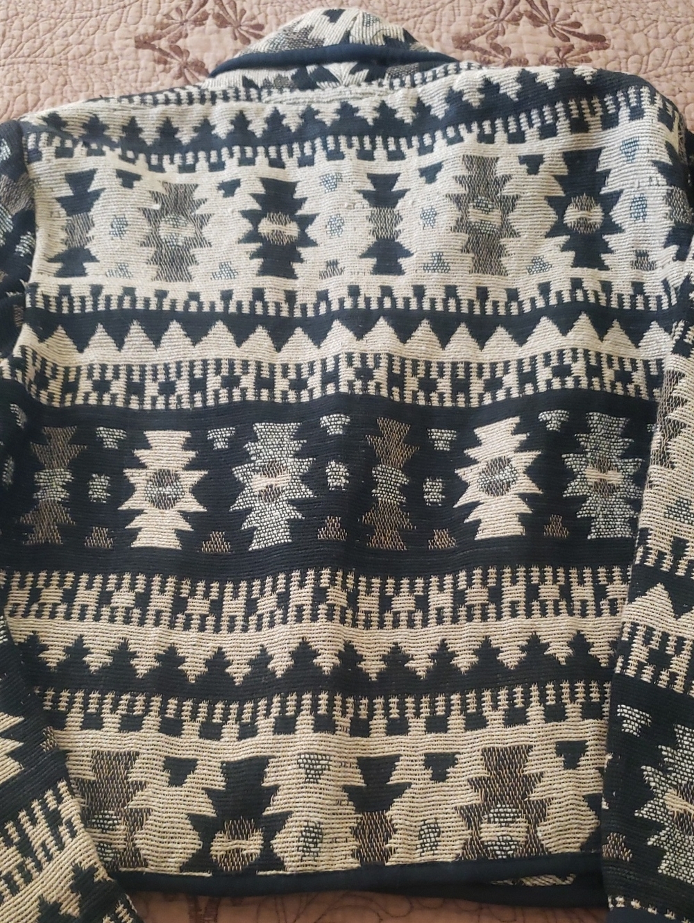 Aztec Cotton Jacket M - Picture 5 of 8